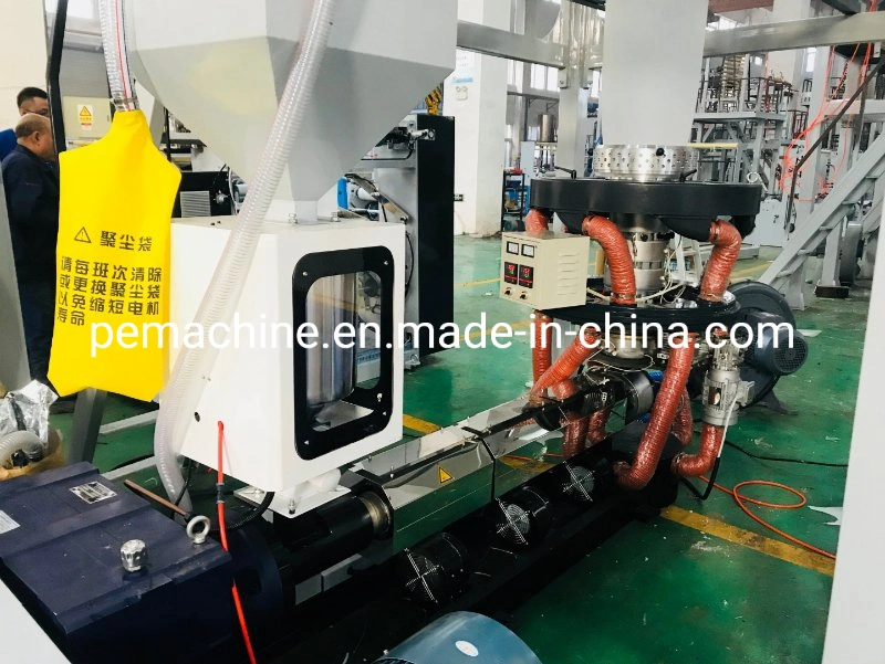 Full Automatic 2 Color Biodegradable Film Blowing Printing Inline Machine