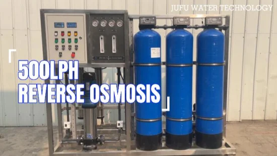 500 lph industrielle Umkehrosmose-Wasserfiltermaschine für RO-Anlagen