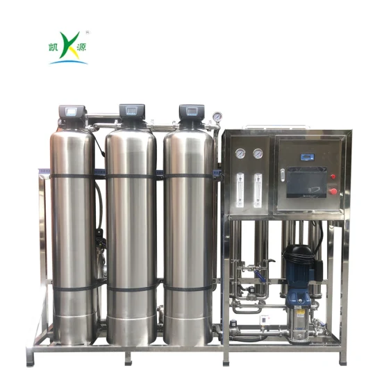 PLC 1000L/H RO-Wasseraufbereitungssystem SUS Industrielle Trinkwasserfiltermaschine Umkehrosmose-Reinigungsanlage
